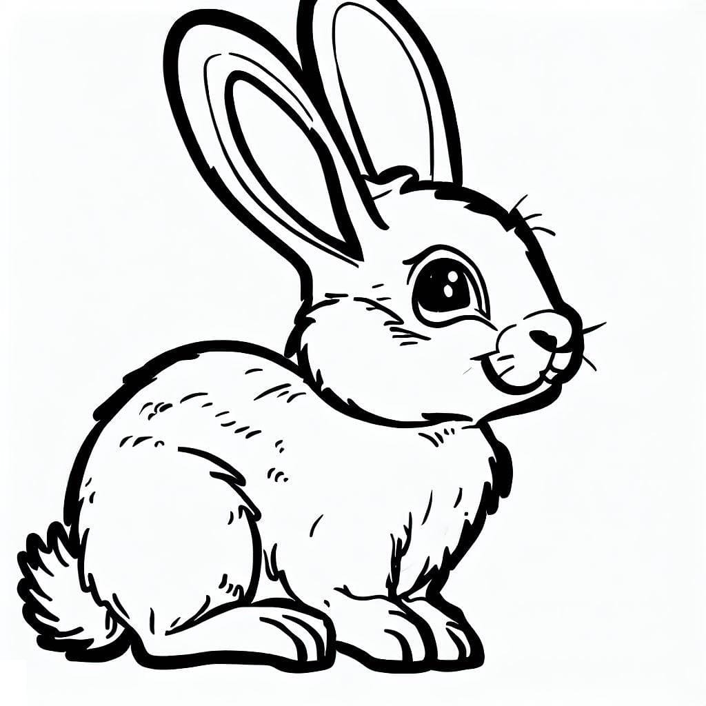 Rabbit Coloring Pages ColoringLib Rabbit Coloring Pages ColoringLib