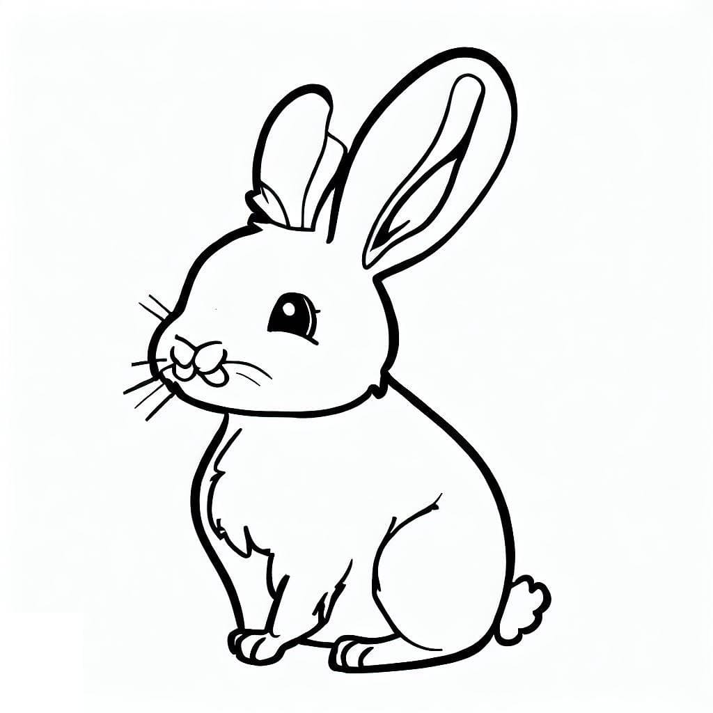 Rabbit Coloring Pages ColoringLib Rabbit Coloring Pages ColoringLib