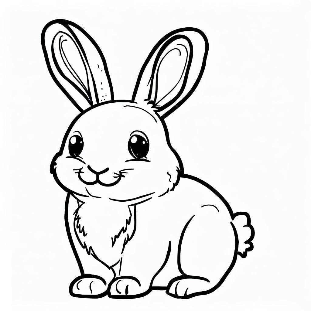 Rabbit Coloring Pages ColoringLib Rabbit Coloring Pages ColoringLib