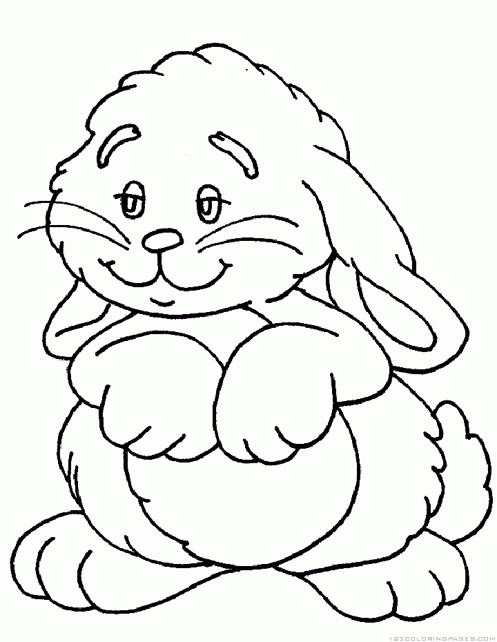 rabbit coloring pages rabbit coloring pages
