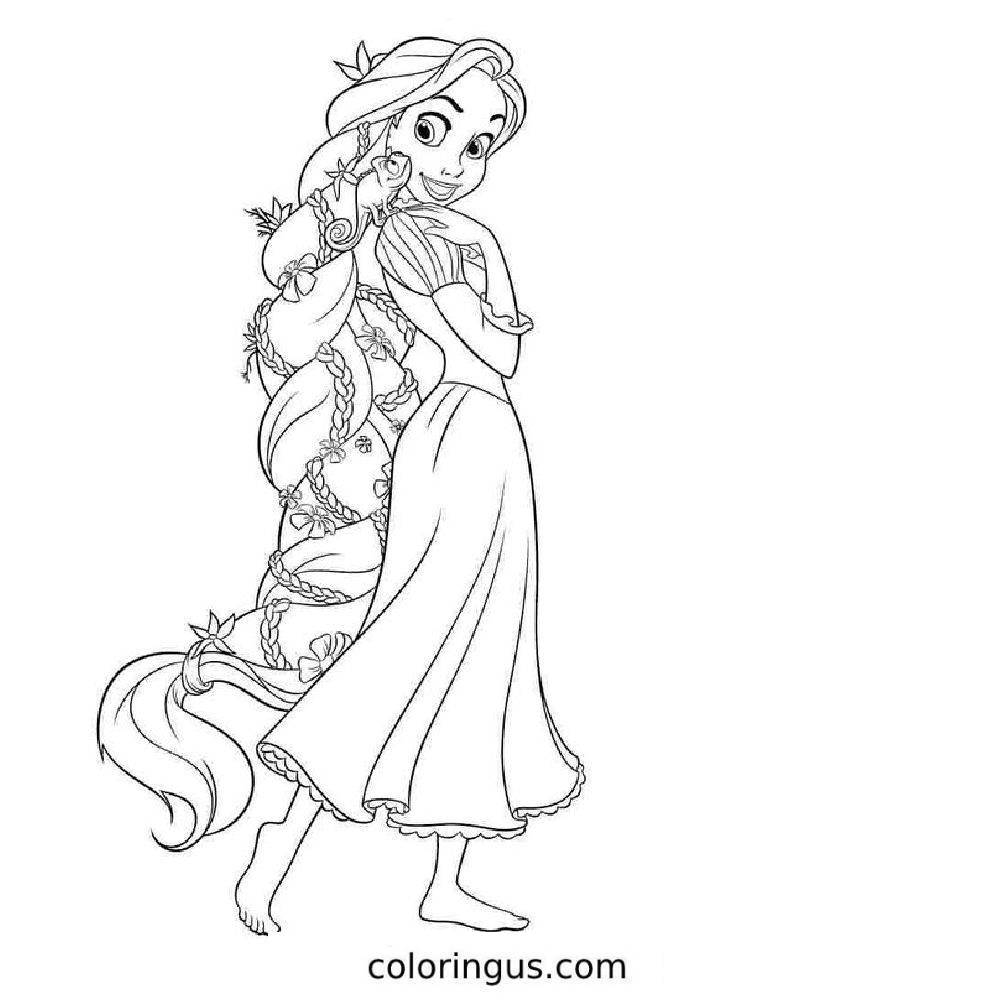 princess rapunzel coloring pages princess rapunzel coloring pages
