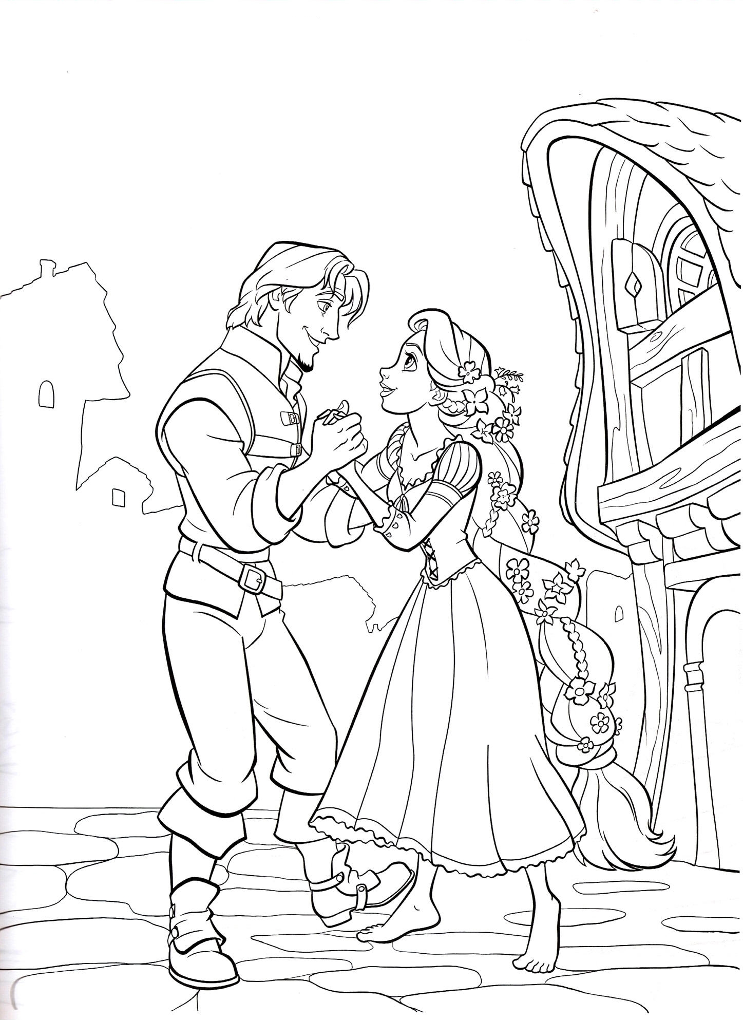 Rapunzel Coloring Pages Millplz Rapunzel Coloring Pages Millplz