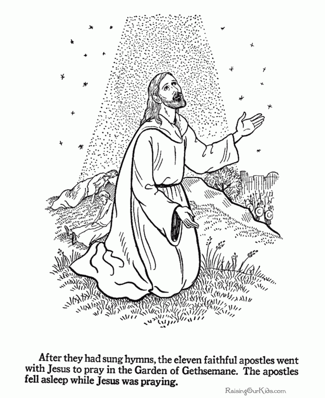 Religious Easter Coloring Pages 004 Religious Easter Coloring Pages 004