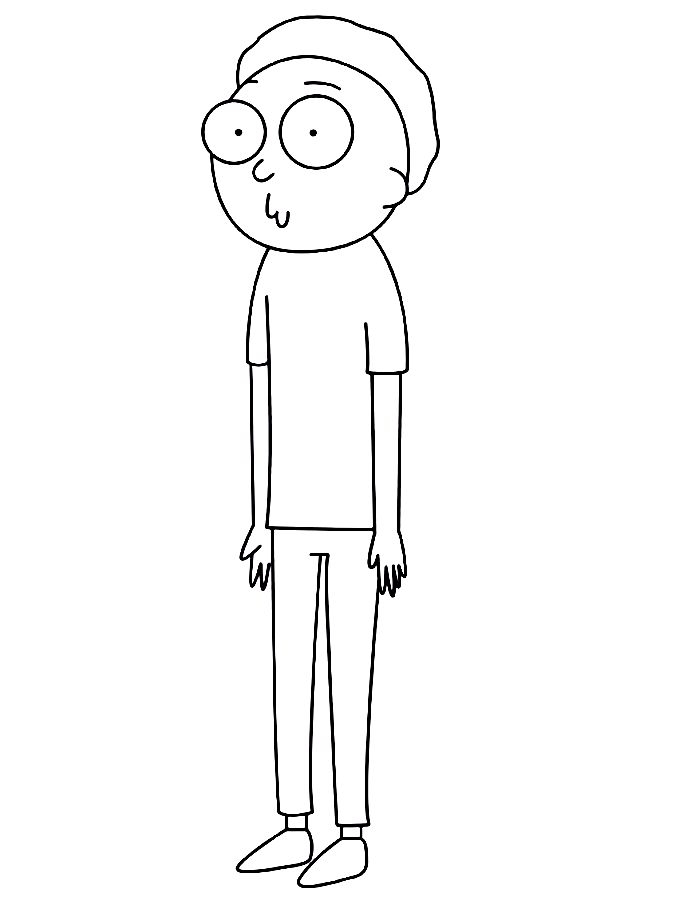 Rick And Morty Coloring Pages Free Printable PDF 