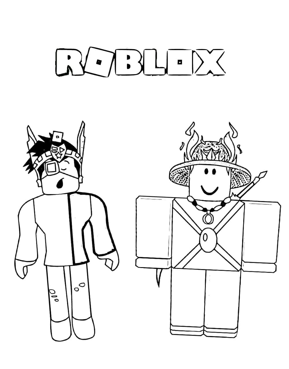 roblox coloring page roblox coloring page