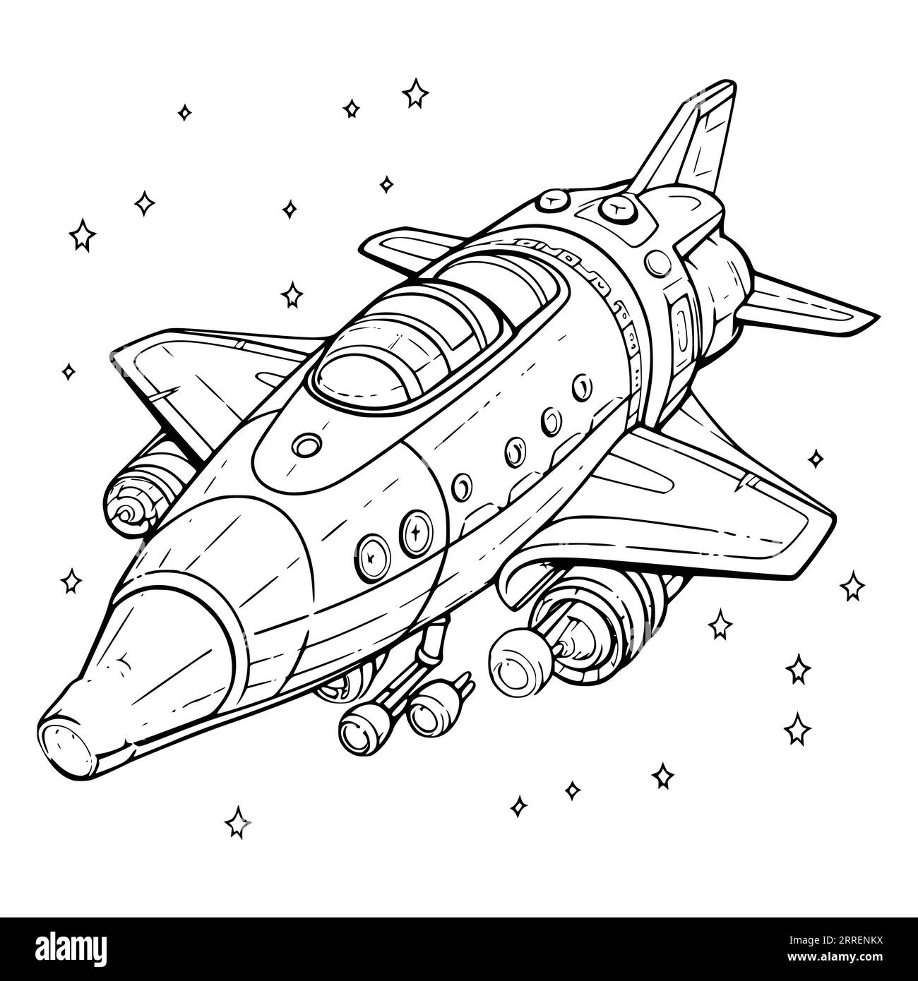 Rocket Ship Coloring Page Rocket Ship Coloring Page