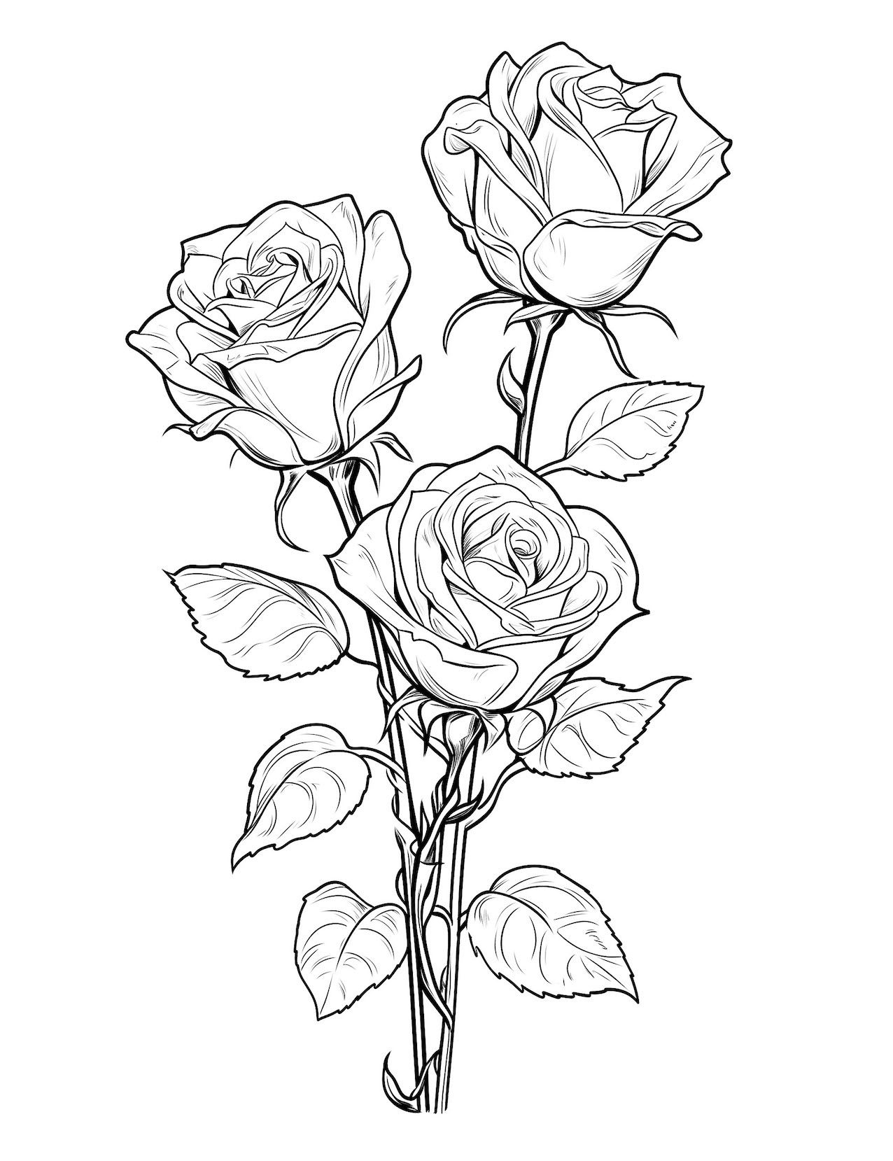 Rose Coloring Page Ghrnet At Coloring Rose Coloring Page Ghrnet At Coloring