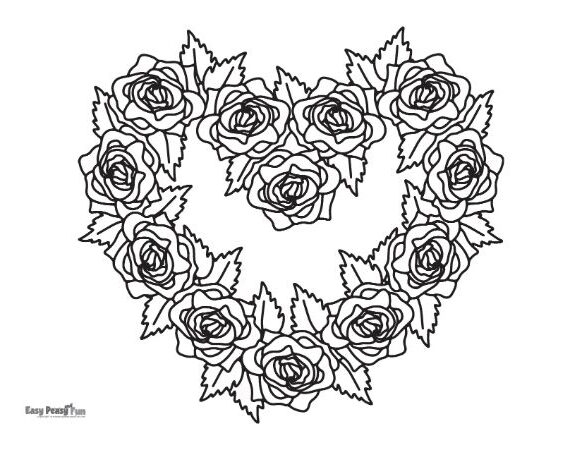 Rose Coloring Page Printable Free Infoupdate Rose Coloring Page Printable Free Infoupdate