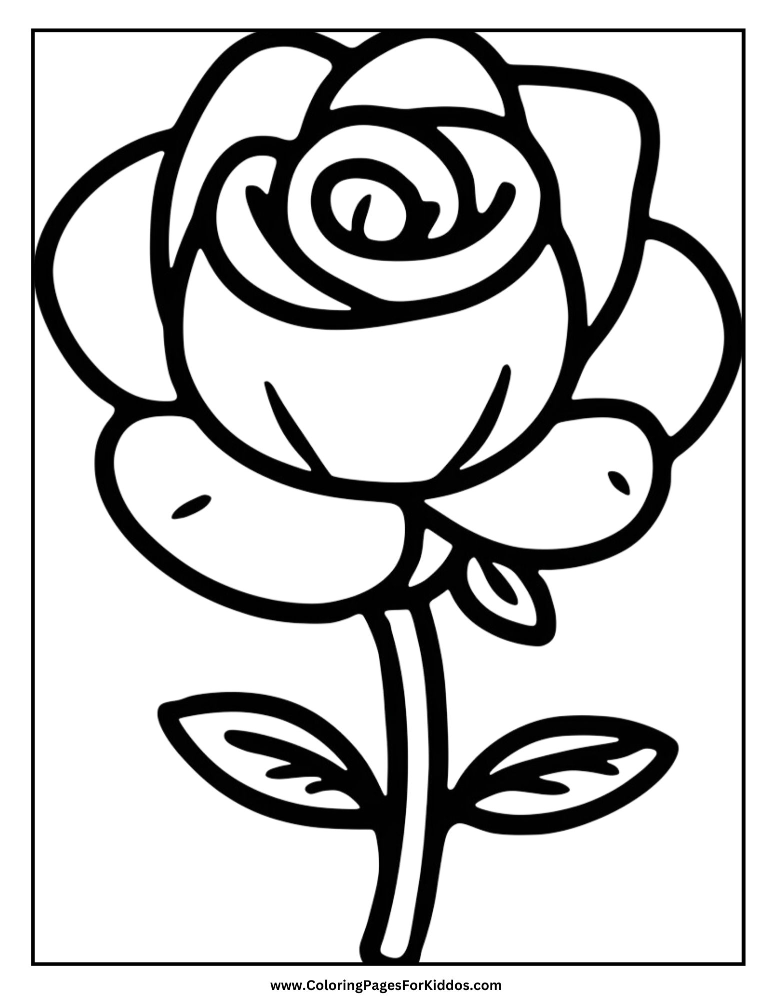 rose coloring pages rose coloring pages