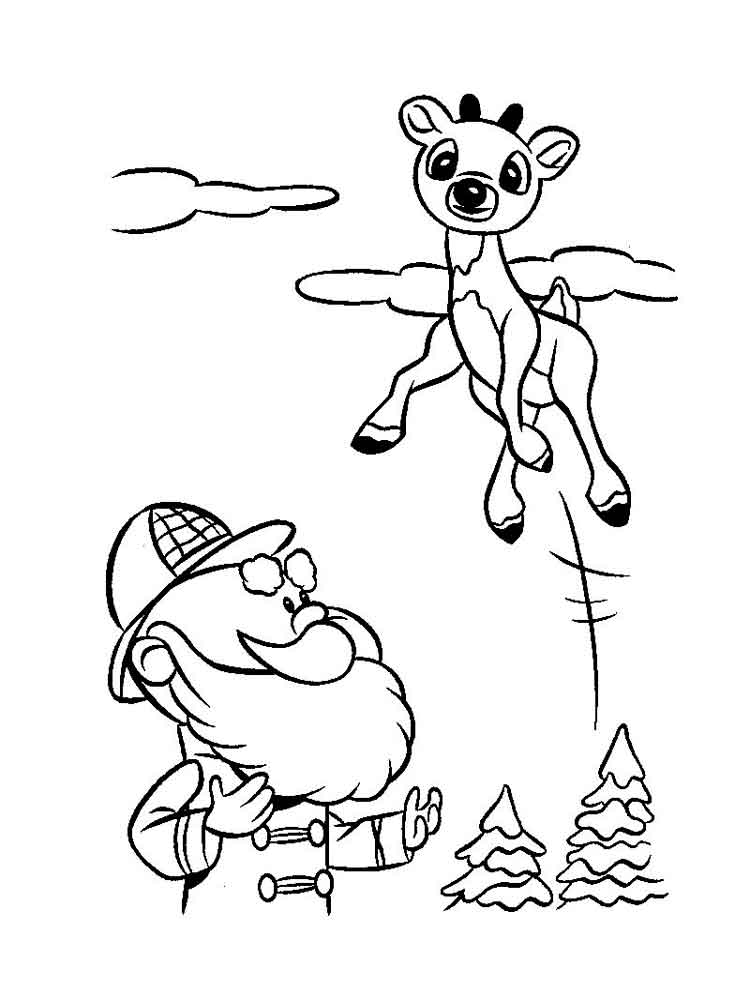 rudolph coloring pages rudolph coloring pages