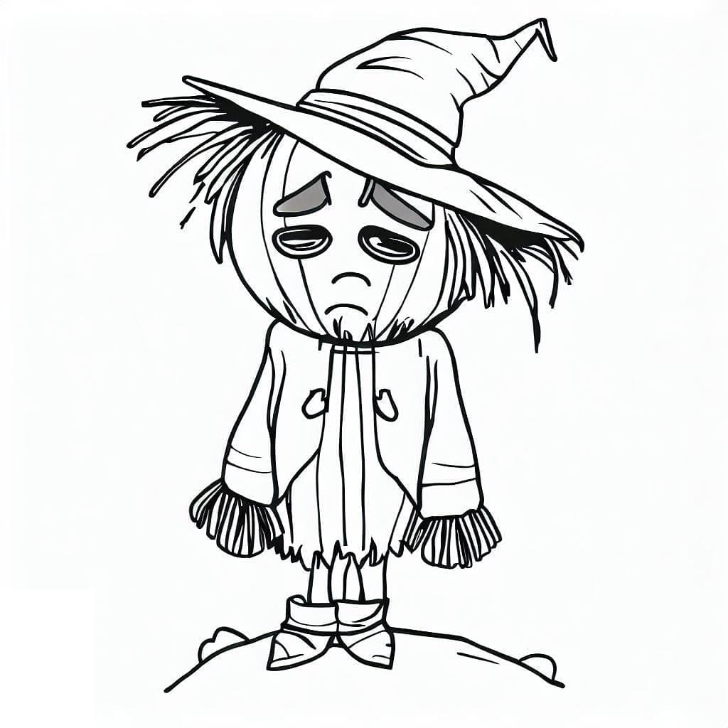 Sad Scarecrow Coloring Page Download Print Or Color Online For Free Sad Scarecrow Coloring Page Download Print Or Color Online For Free