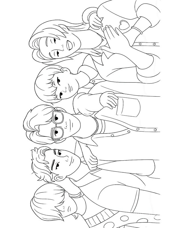 Saja Boys Coloring Page Funny Coloring Pages