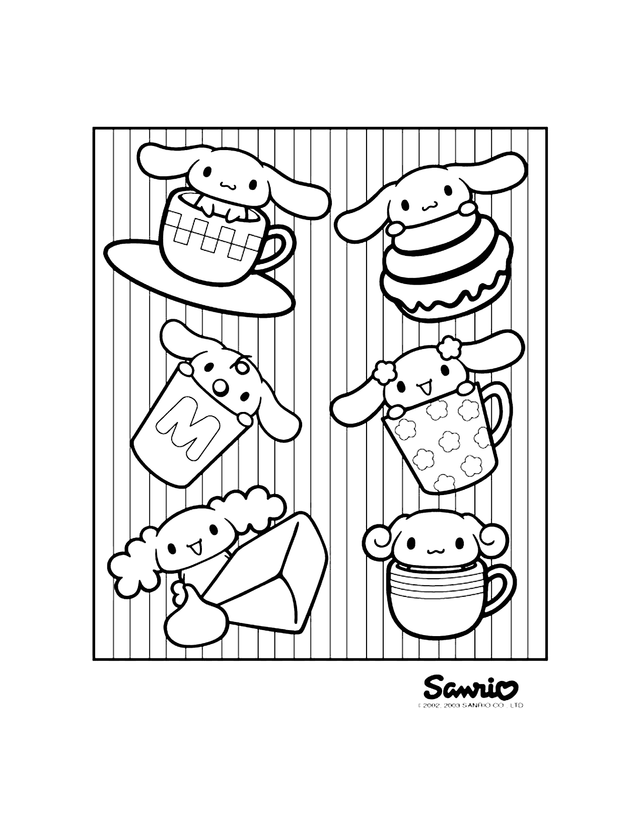 coloring pages sanrio coloring pages sanrio