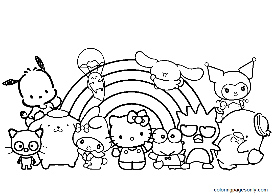 Sanrio Printable Coloring Page Free Printable Coloring Pages Sanrio Printable Coloring Page Free Printable Coloring Pages