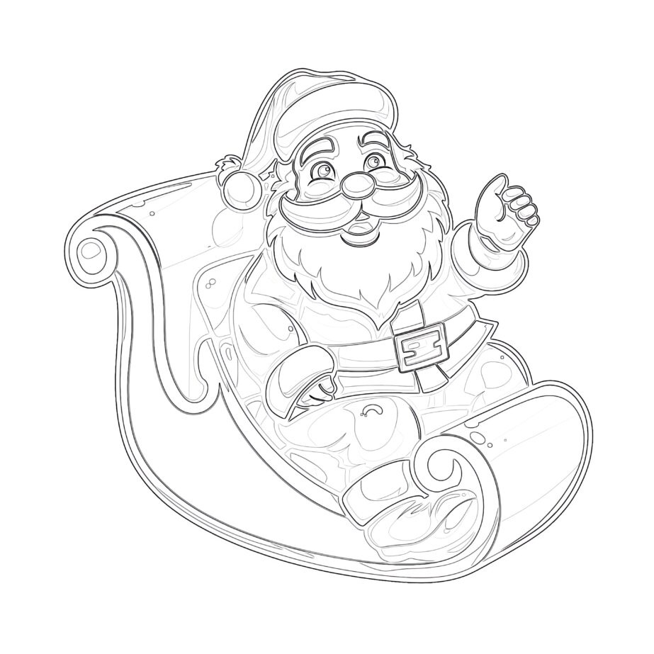 Santa Claus Sleigh Coloring Pages Coloring Pages Mimi Panda Santa Claus Sleigh Coloring Pages Coloring Pages Mimi Panda