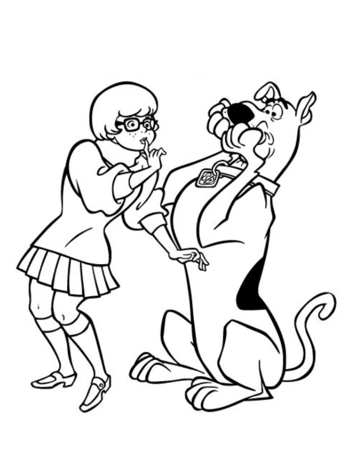 scooby doo coloring pages