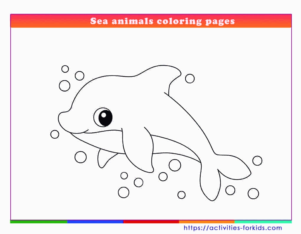 Sea Animals Coloring Pages Pdf Printable Free Sea Animals Coloring Pages Pdf Printable Free