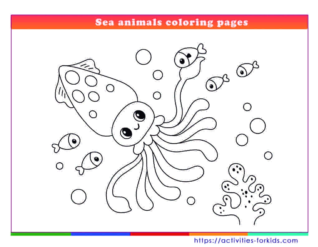 sea animals coloring pages sea animals coloring pages