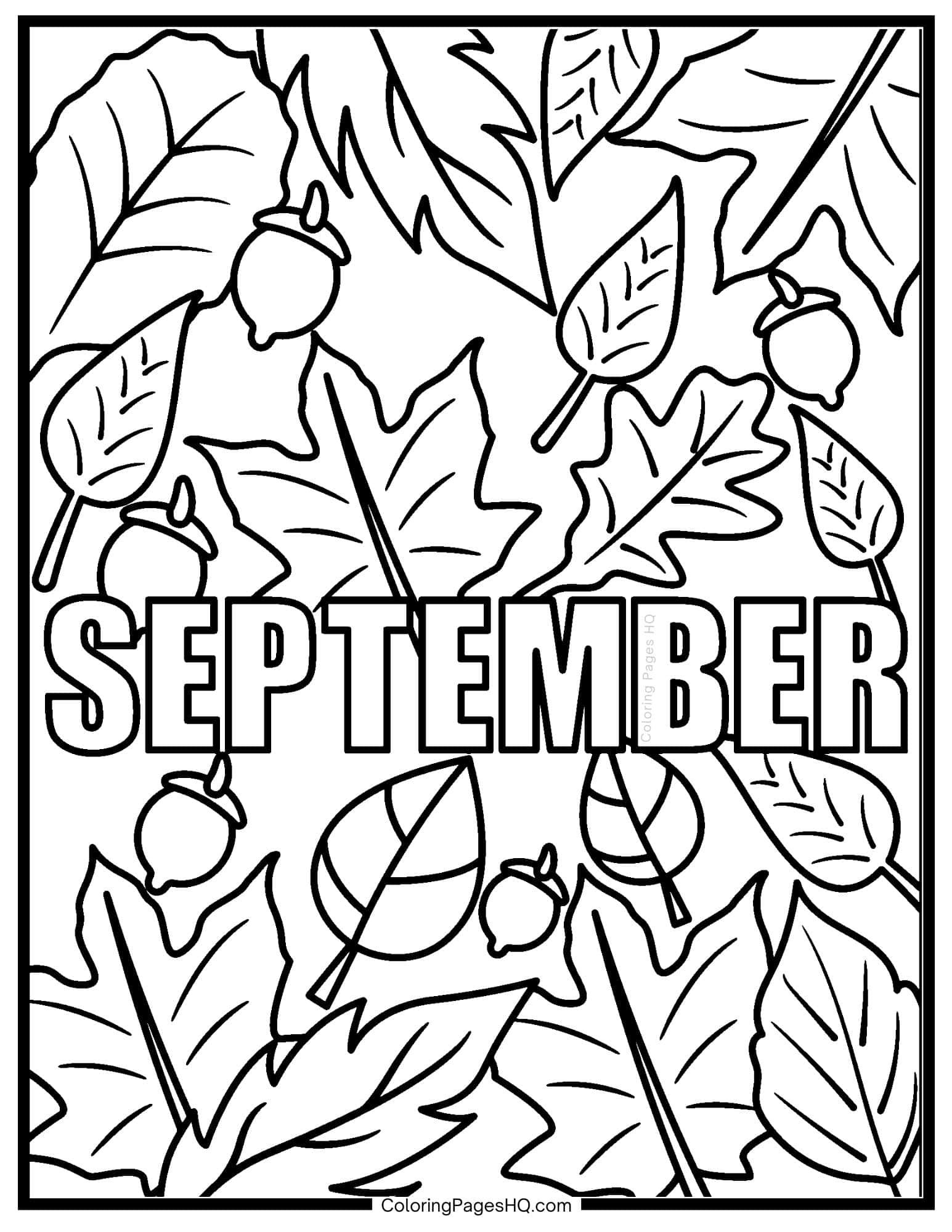 september coloring pages september coloring pages