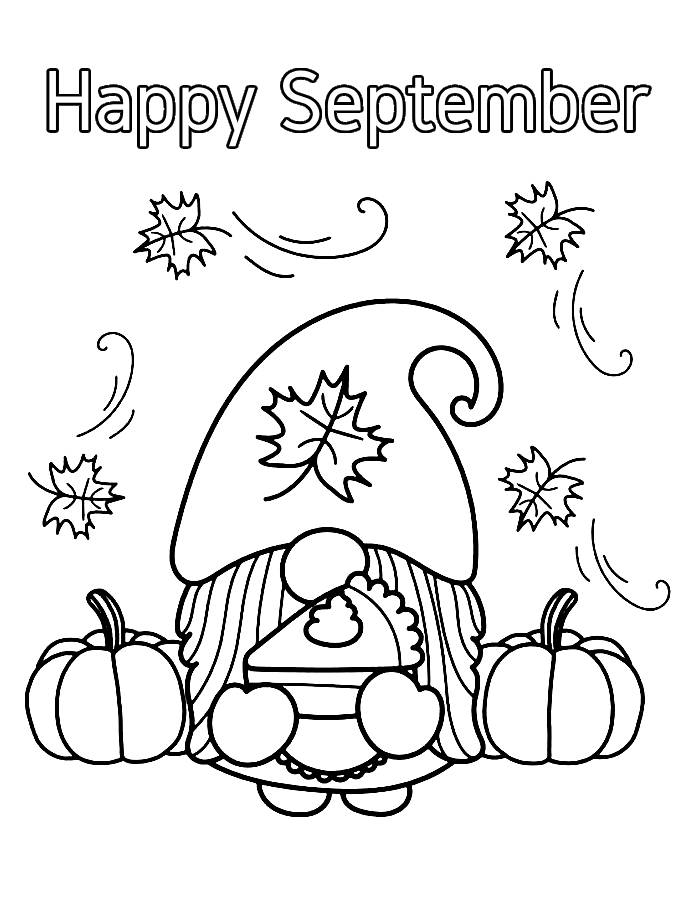 September Coloring Pages Free Printable PDF September Coloring Pages Free Printable PDF