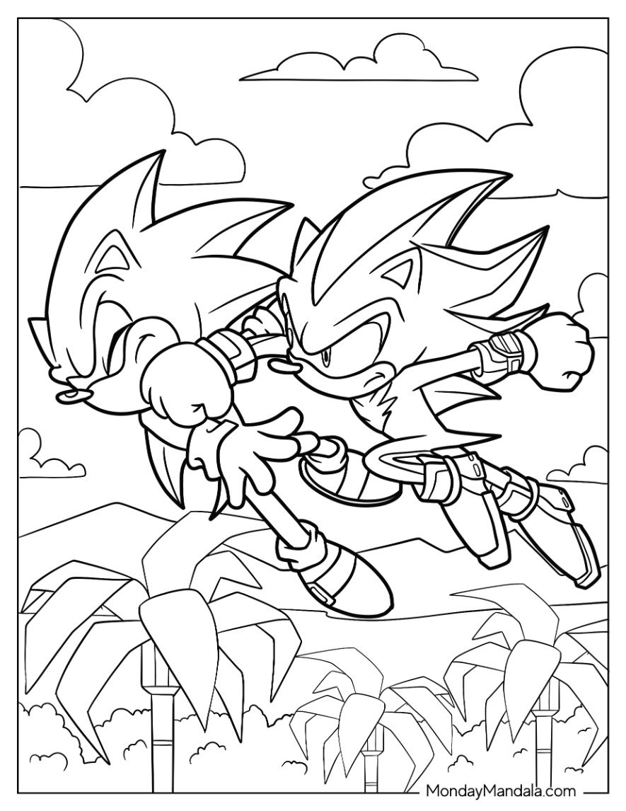 Shadow Coloring Pages Shadow Coloring Pages