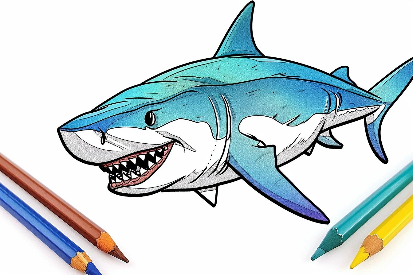 Shark Coloring Pages Fun Educational Creative MrColoring Com Shark Coloring Pages Fun Educational Creative MrColoring Com