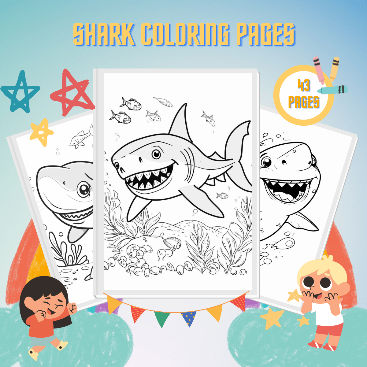 Shark Coloring Pages Shark Coloring Pages