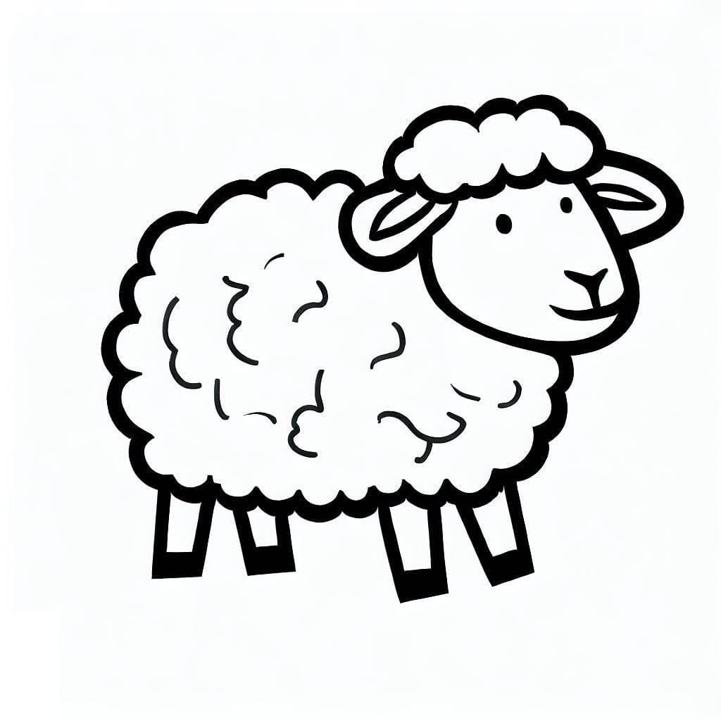 Sheep Coloring Pages ColoringLib Sheep Coloring Pages ColoringLib