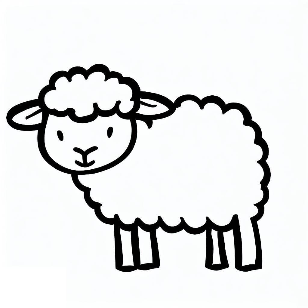 Sheep Coloring Pages ColoringLib Sheep Coloring Pages ColoringLib