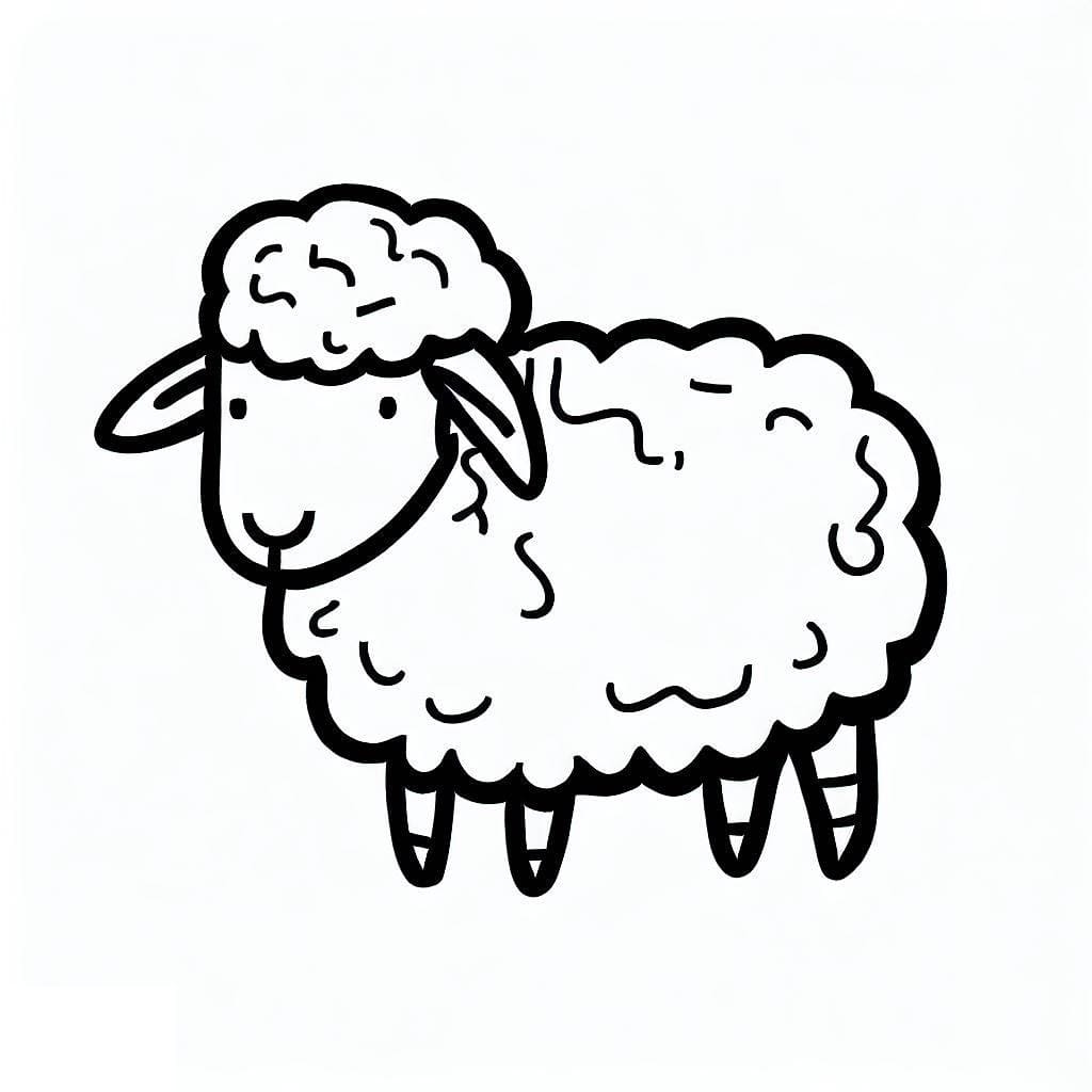 Sheep Coloring Pages ColoringLib Sheep Coloring Pages ColoringLib