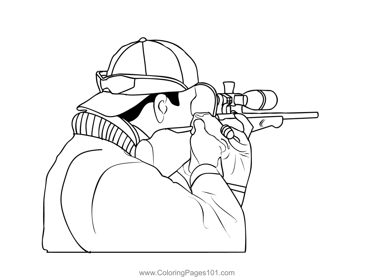 Shooting Sports 2 Coloring Page For Kids Free Shooting Sports 