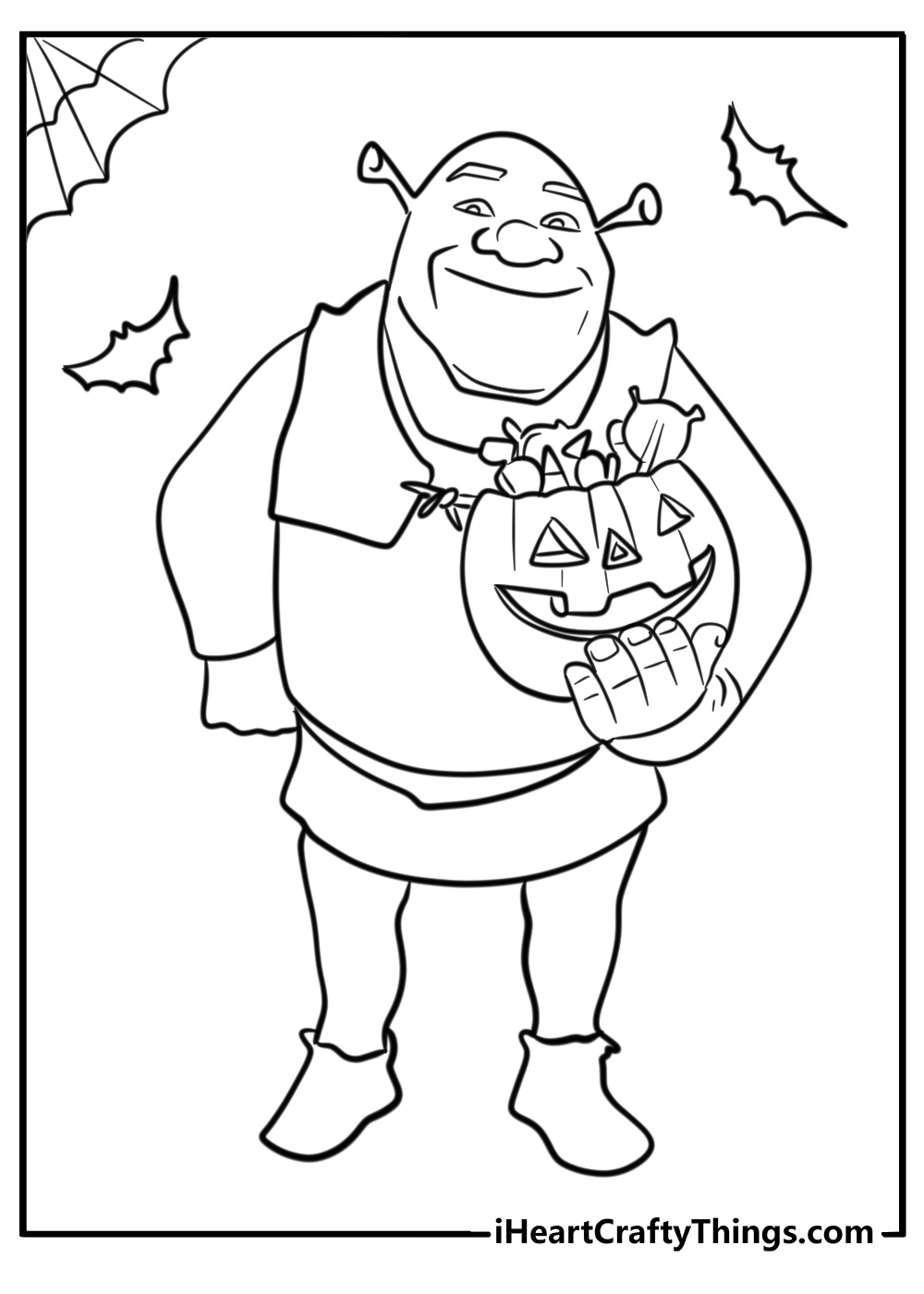 Shrek Coloring Pages 2025 