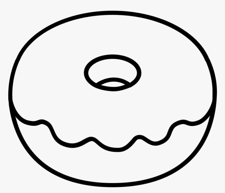 Simple Donut Coloring Page Download Print Or Color Online For Free Simple Donut Coloring Page Download Print Or Color Online For Free