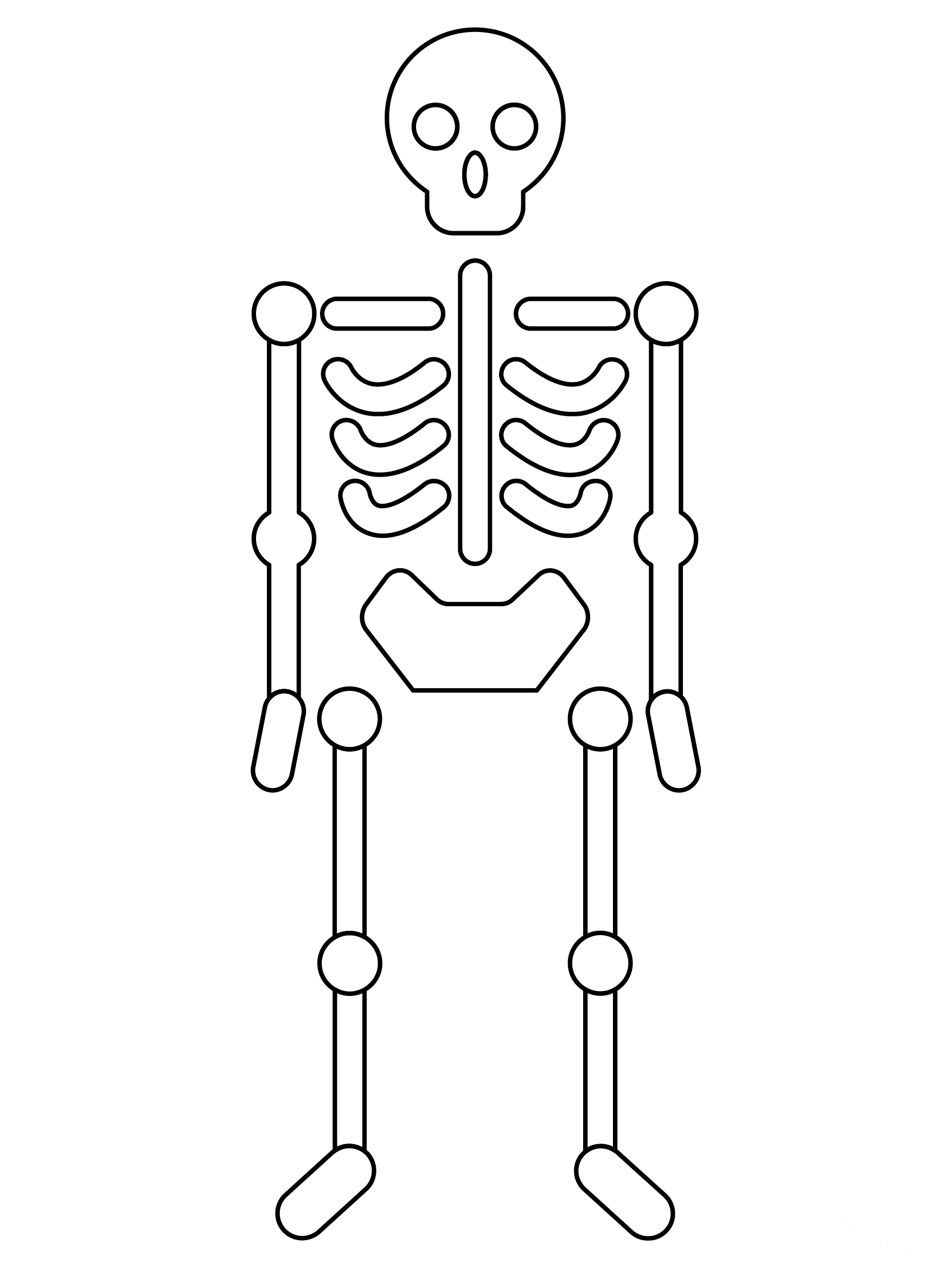 Skeleton Coloring Page ColouringPages Skeleton Coloring Page ColouringPages