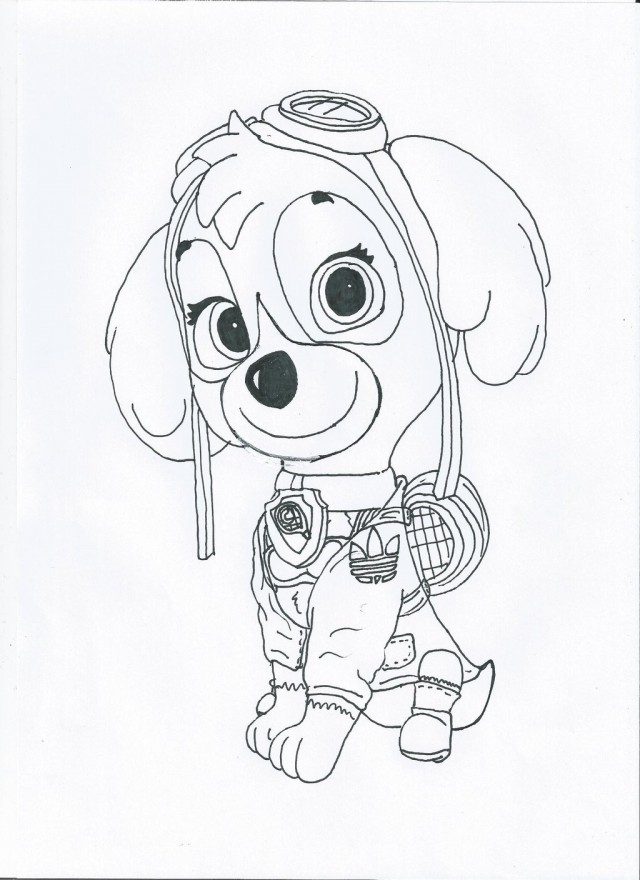 paw patrol skye coloring pages paw patrol skye coloring pages