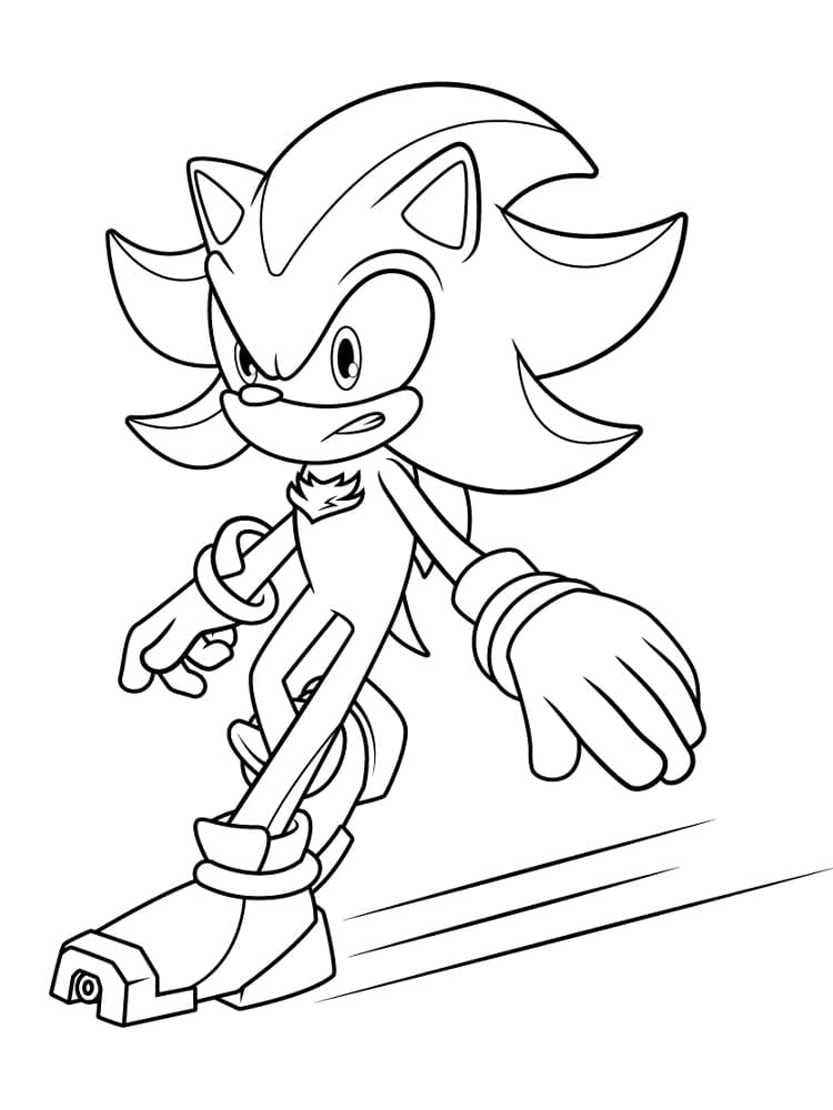 Smiling Shadow The Hedgehog Coloring Page Free Printable Coloring Smiling Shadow The Hedgehog Coloring Page Free Printable Coloring