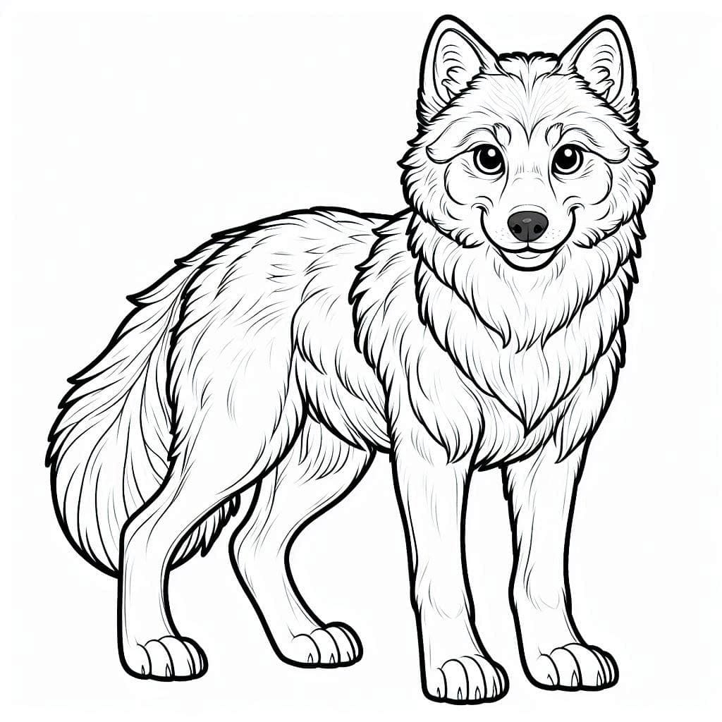 Smiling Wolf Coloring Page Download Print Or Color Online For Free Smiling Wolf Coloring Page Download Print Or Color Online For Free