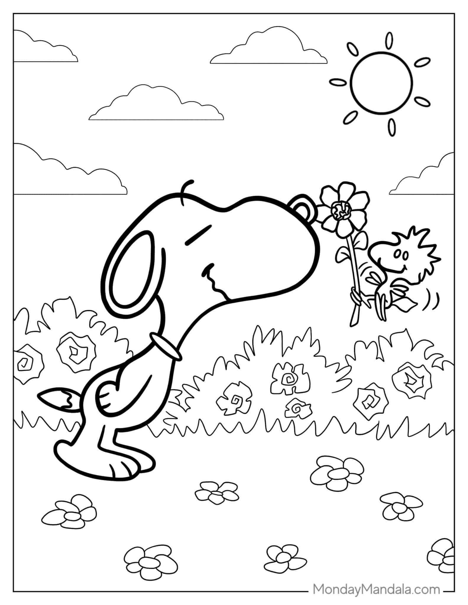 Snoopy Color Pages