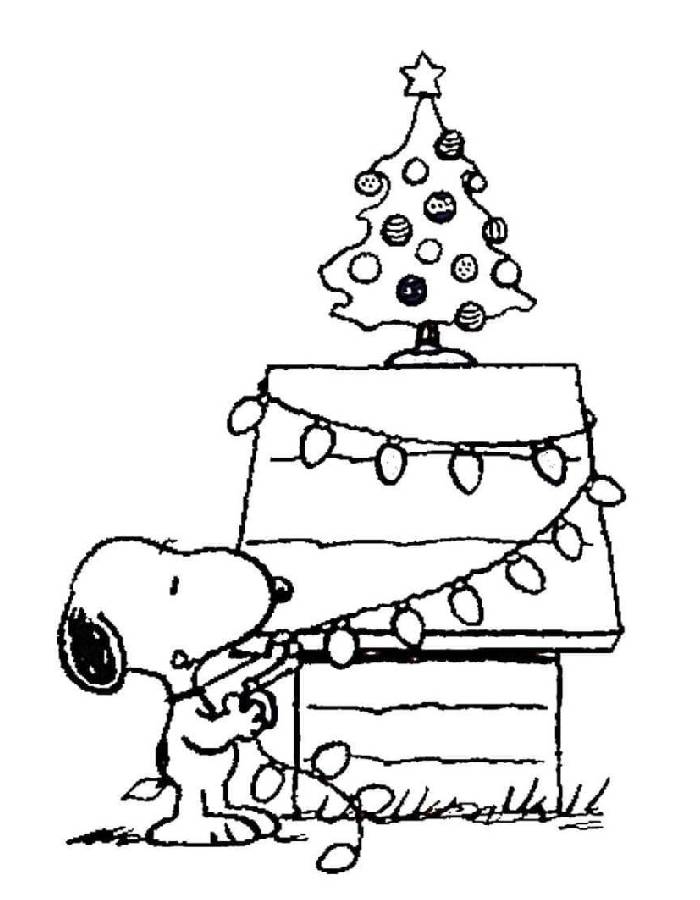 Snoopy Coloring Pages Free Printable PDF 