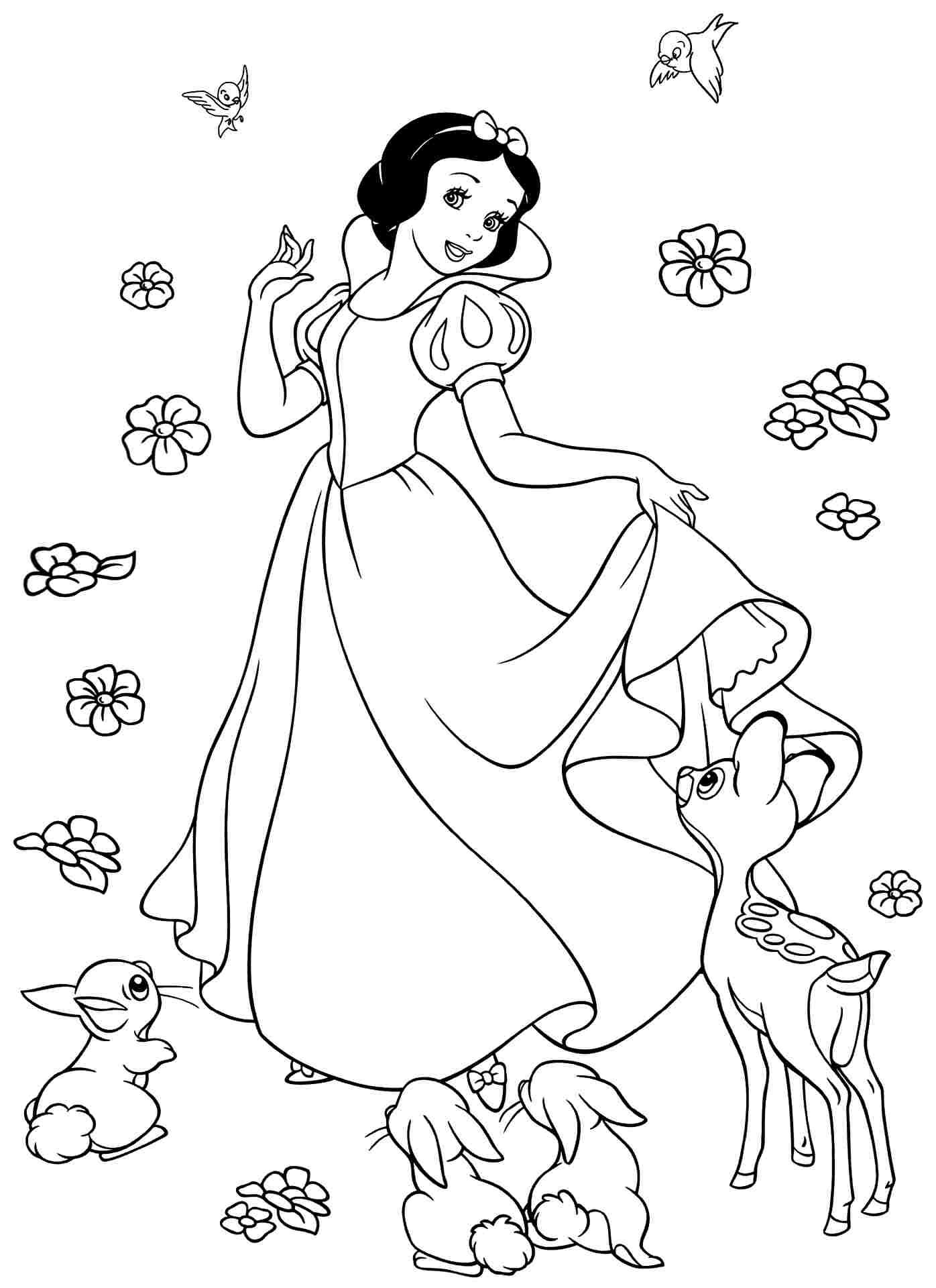 Snow White Coloring Pages Best Coloring Pages For Kids Snow White Coloring Pages Best Coloring Pages For Kids