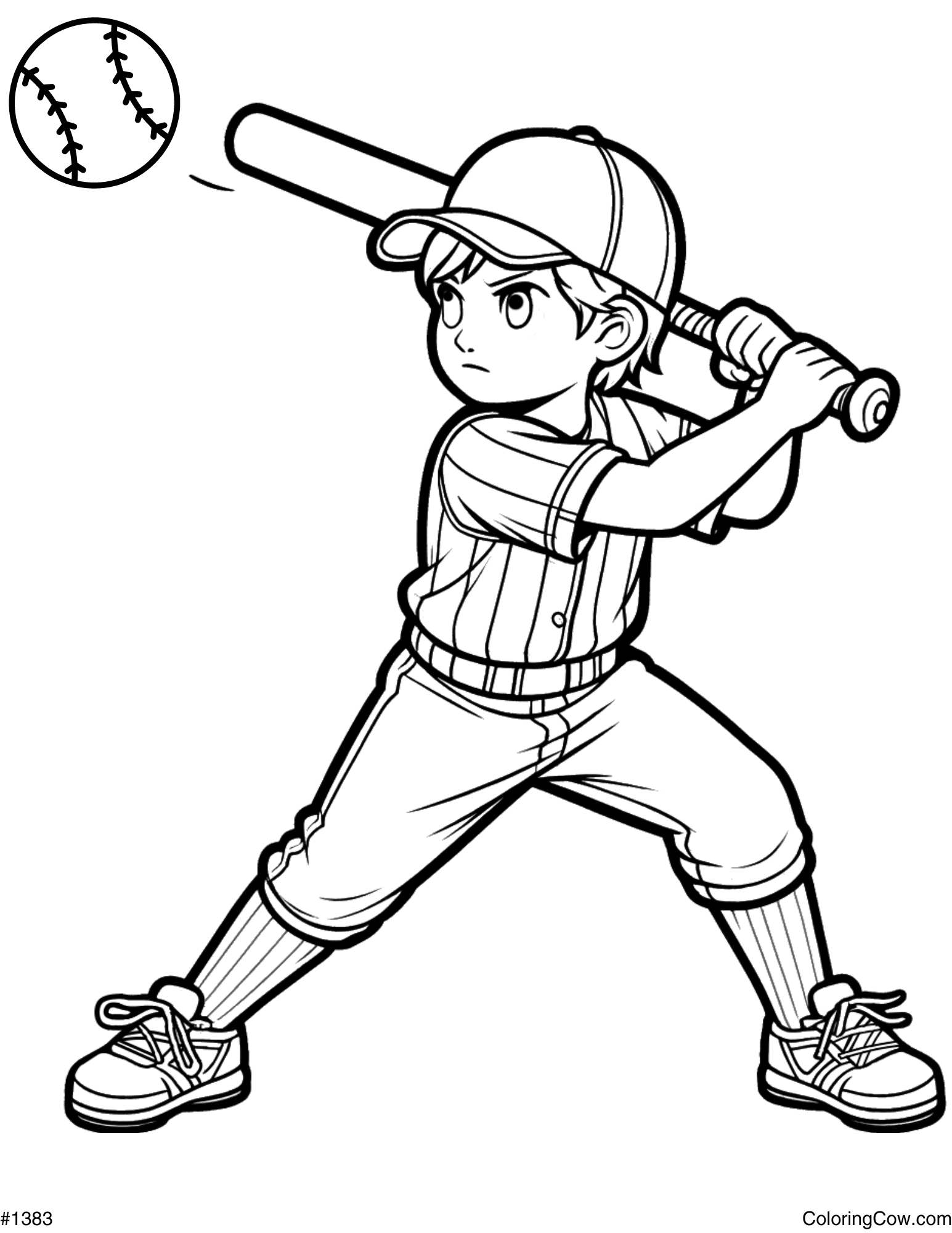 Softball Coloring Page Softball Coloring Page