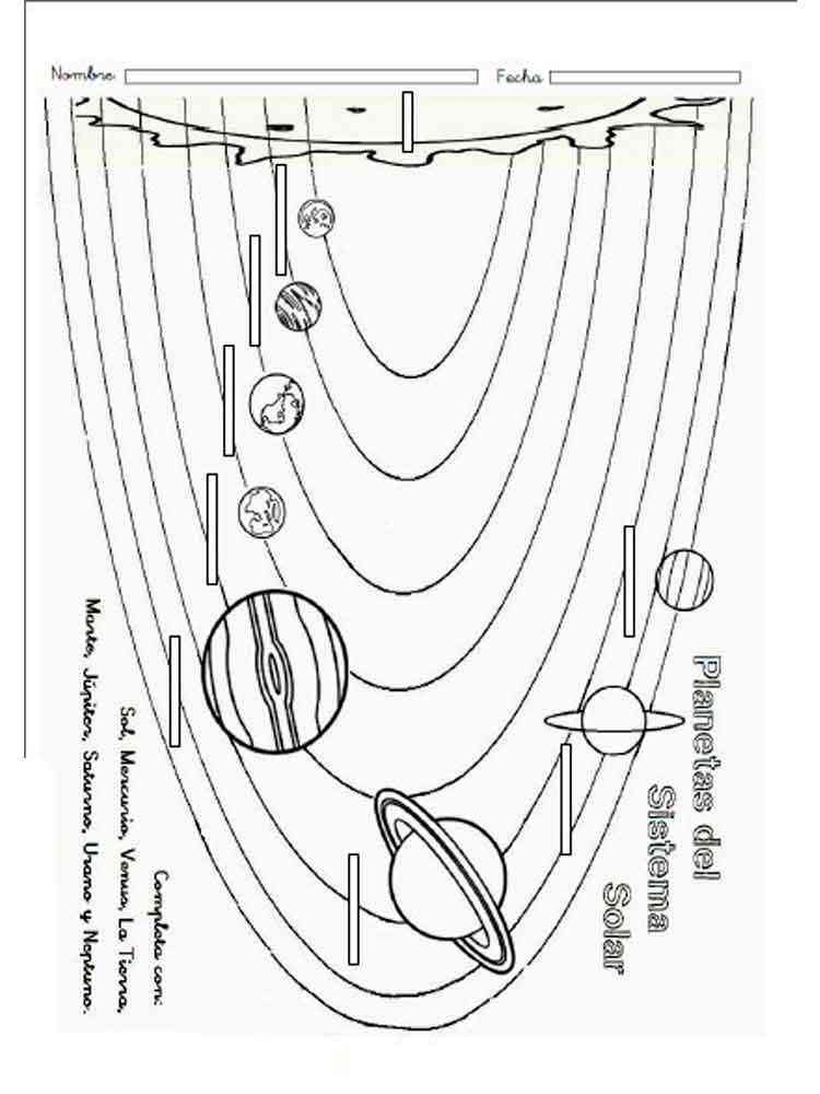 Solar System Coloring Pages