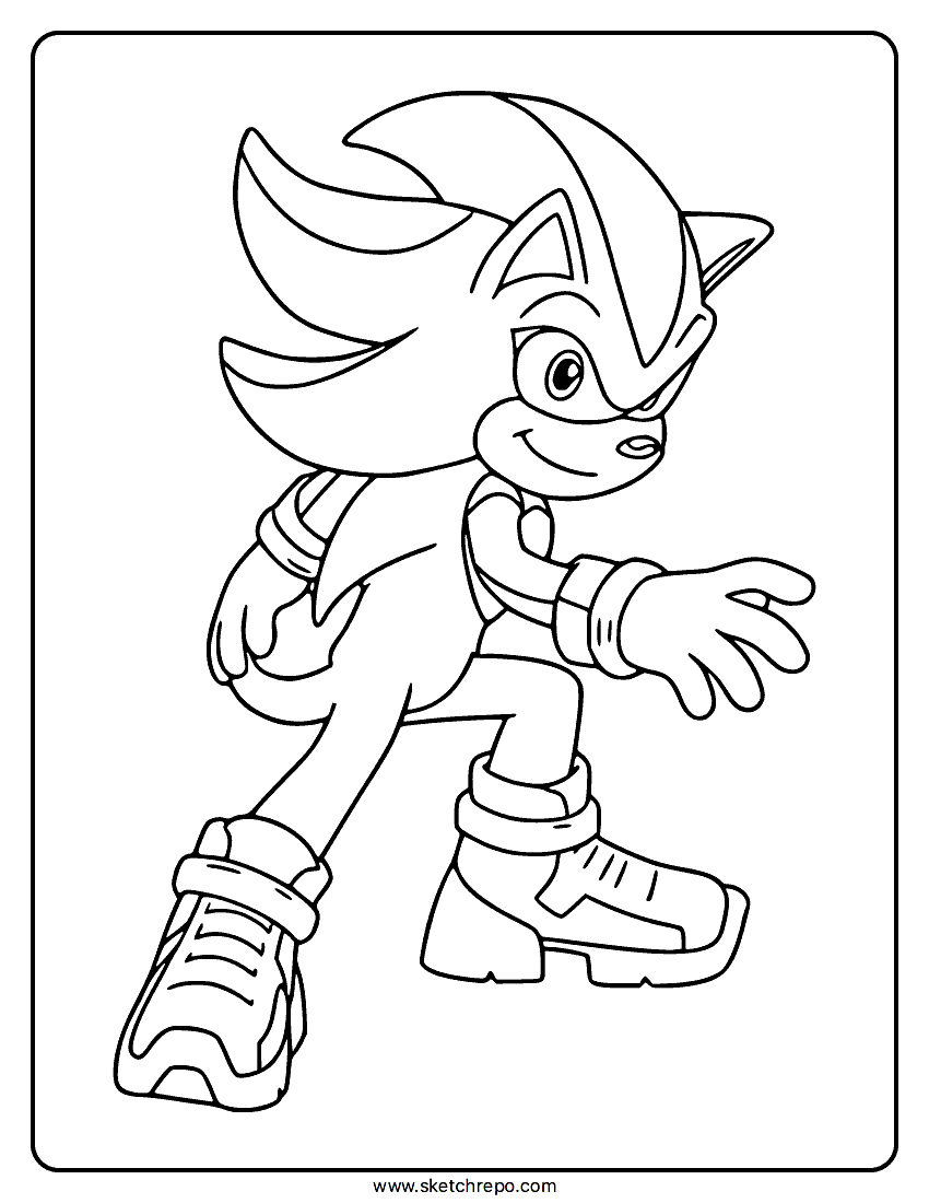 shadow coloring page shadow coloring page