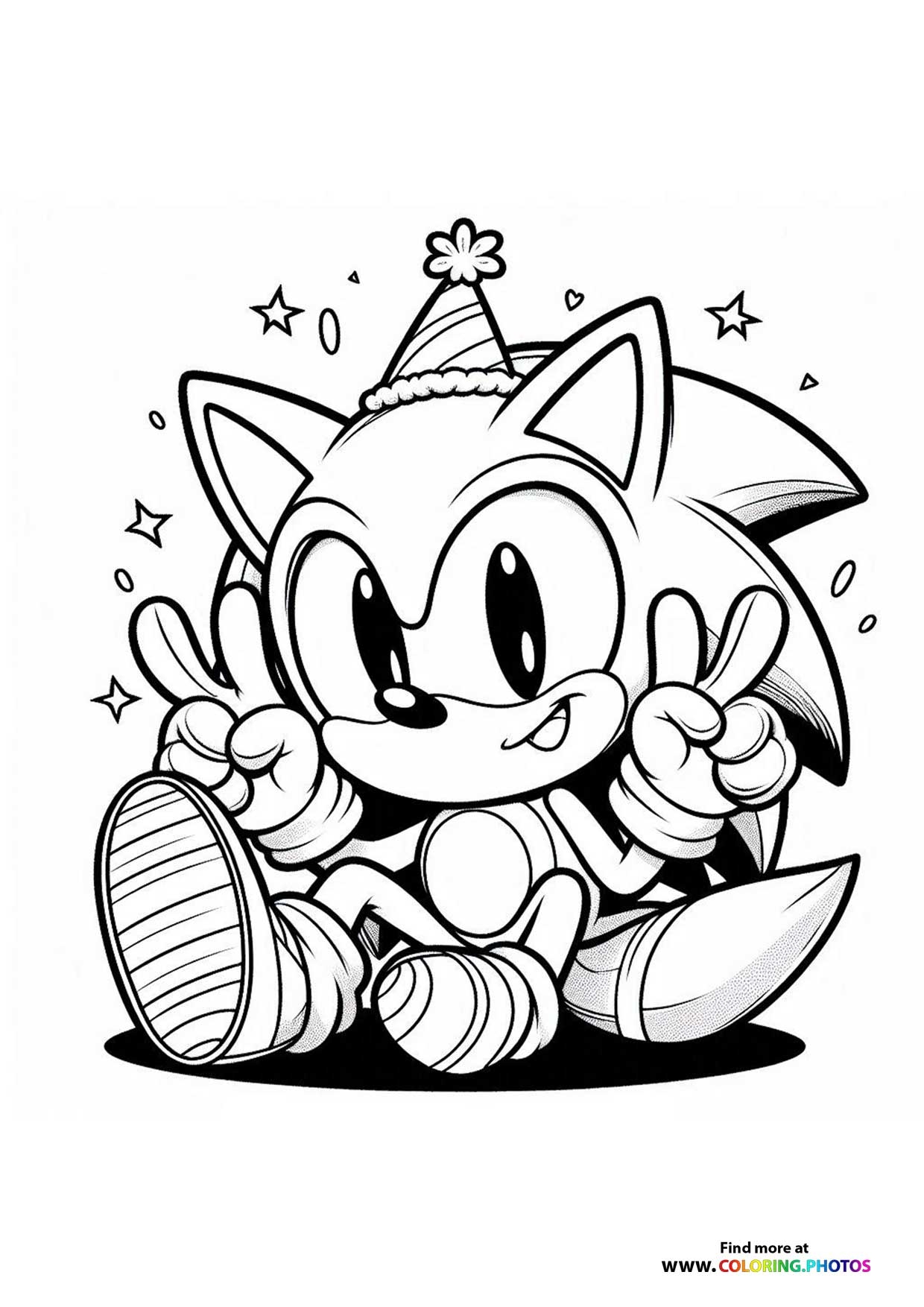 birthday coloring page