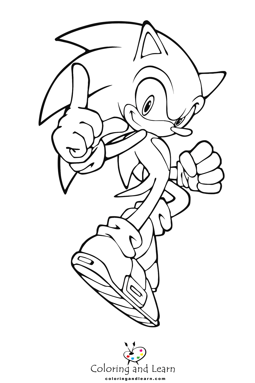 Sonic Coloring Pages FREE 2026 Coloring And Learn