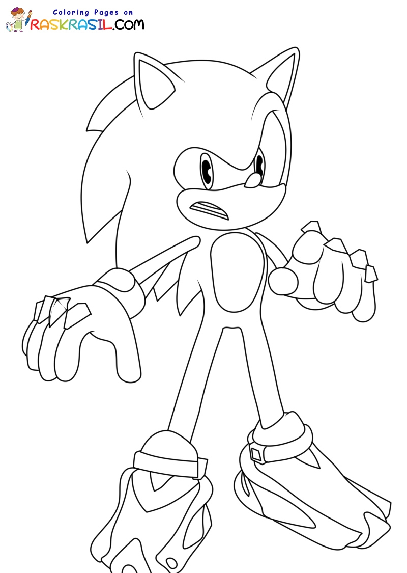 Sonic Prime Coloring Pages Molon Printable Sonic Prime Coloring Pages Molon Printable