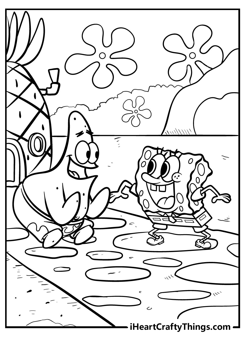 SpongeBob Coloring Pages Cartoon Coloring Pages Free Printable SpongeBob Coloring Pages Cartoon Coloring Pages Free Printable