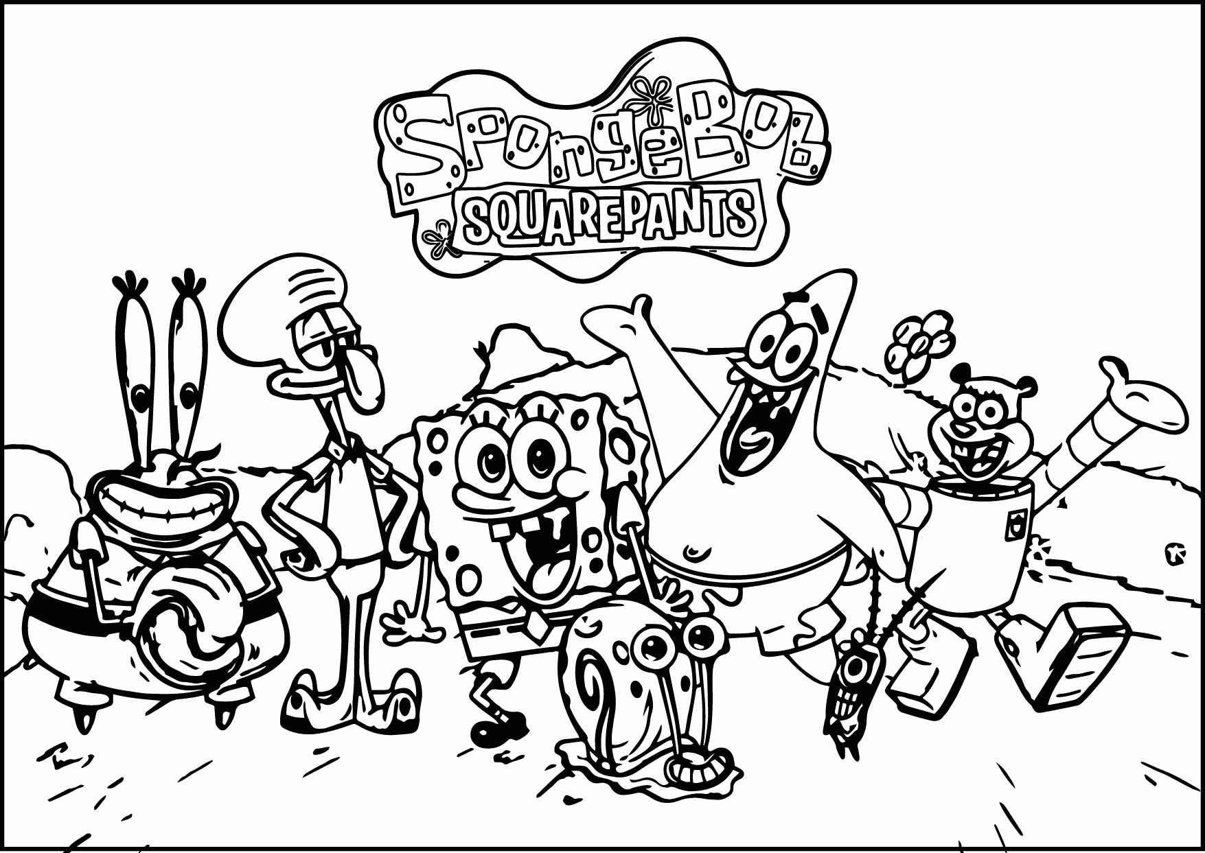 Spongebob Coloring Pages Printable Coloring Pages FREE