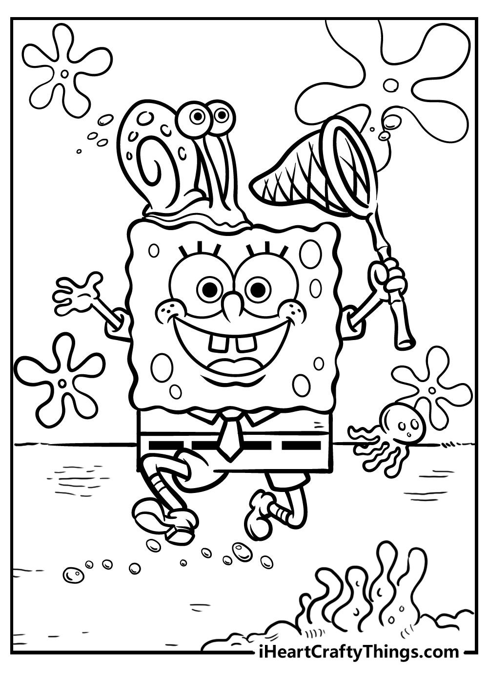 SpongeBob SquarePants Coloring Pages Cool Coloring Pages Coloring