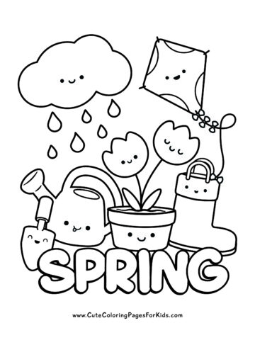 Spring Coloring Pages 14 Free Printable PDFs Cute Coloring Pages For Spring Coloring Pages 14 Free Printable PDFs Cute Coloring Pages For